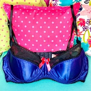 Victorias Secret Sexy Little Things Satin Mesh Bra